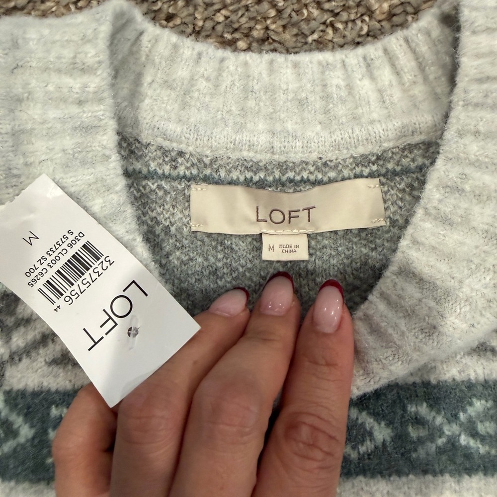 LOFT Sweaters | Loft Patchwork - Picture 5 of 5
